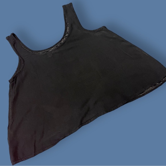 ๐HP๐Roxy embroidered tank top in black and grey. ๐บ Size Small - Picture 3 of 7